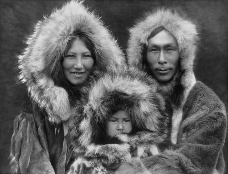 Inupiat Family from Noatak, Alaska, 1929, Edward S. Curtis