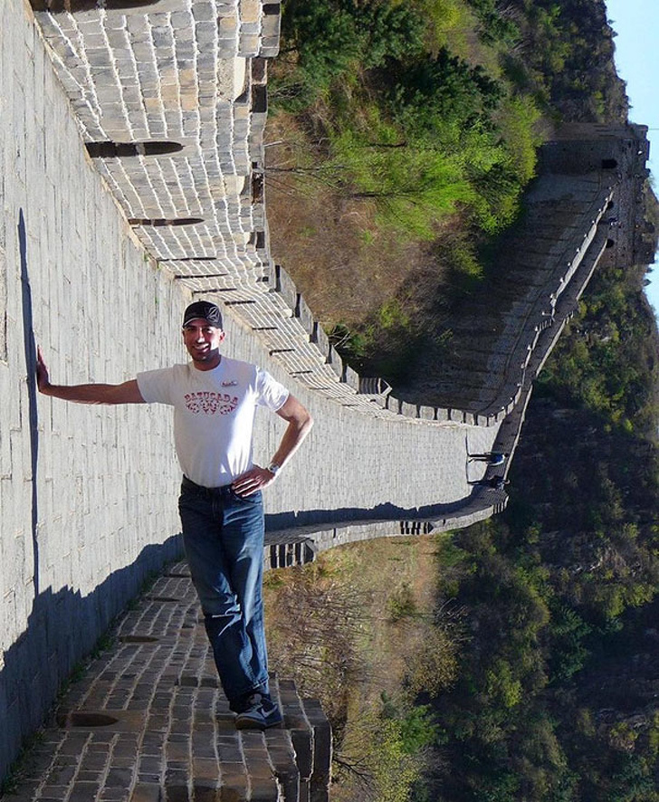 1. Takto vyzerá kreatívna fotografia pri Veľkom čínskom múre!