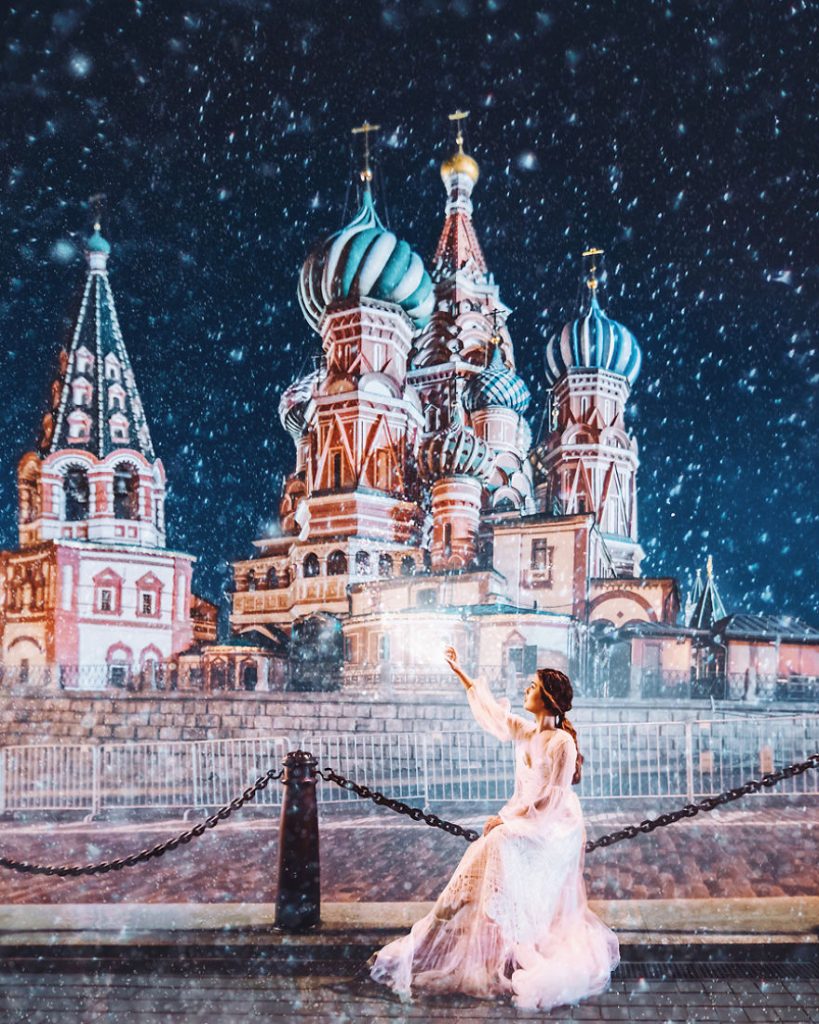 Moskva v zime vyzerá ako rozprávková krajina